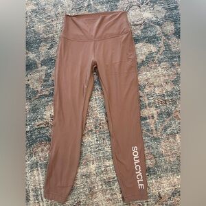 Lululemon x Soulcycle Align High Rise 7/8 Leggings Rare Twilight Rose Size 8